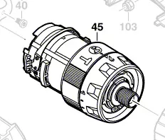 Boîte d´engrenage réf. 2 609 199 324 Bosch
